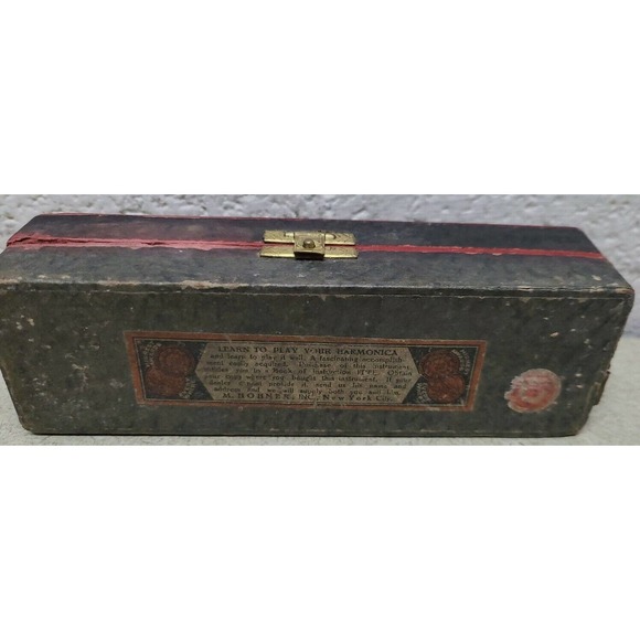 HOHNER Super Chromonica Chromatic Harmonica Key C Box & 2 Books - Picture 12 of 12